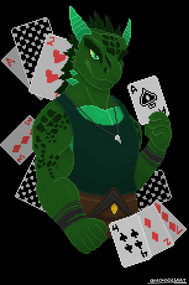 Design - Argonian Card Dealer